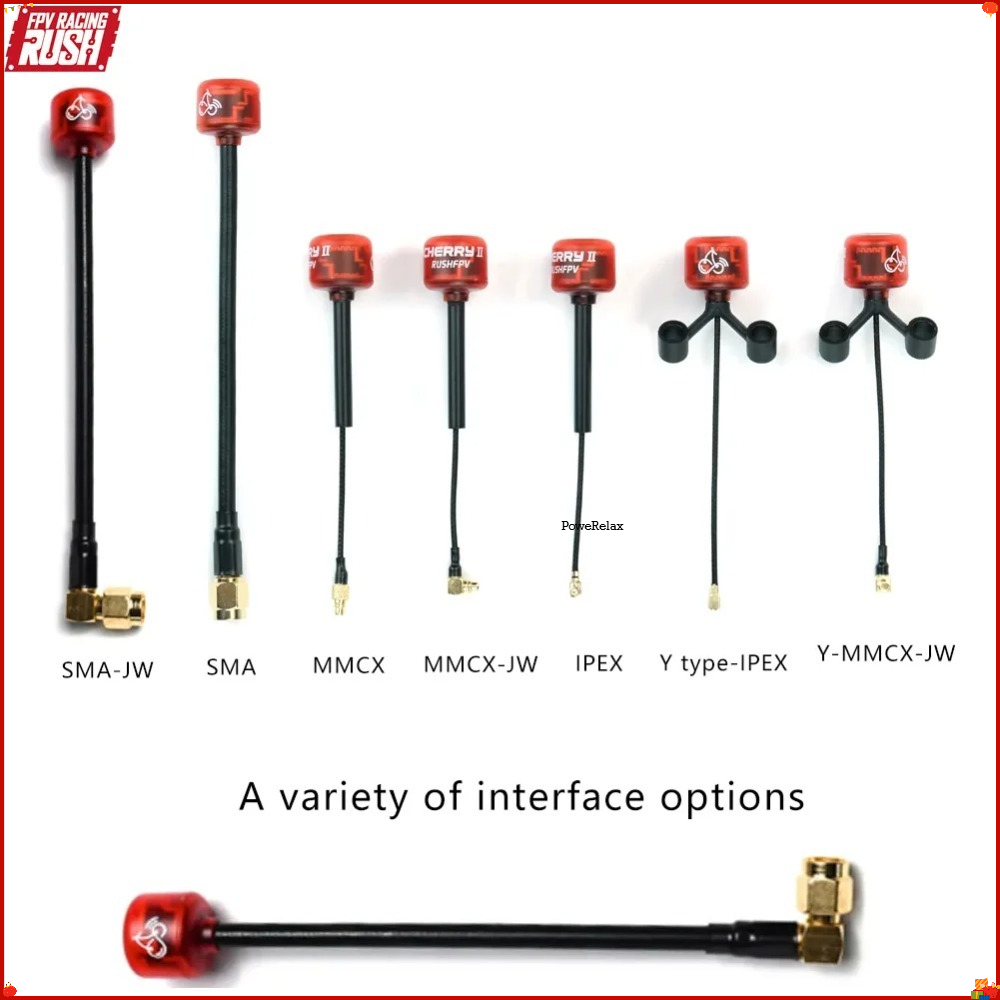 Antena FPV RUSHFPV Cherry/Ante - Drone Racing Antenna ulasan dan harga