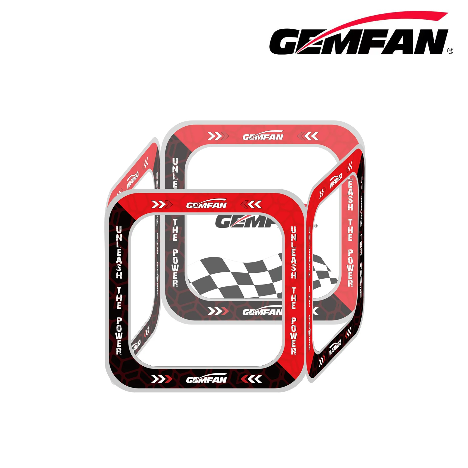 Gemfan 4in1 balap gerbang dile - Drone Racing Flag ulasan dan harga