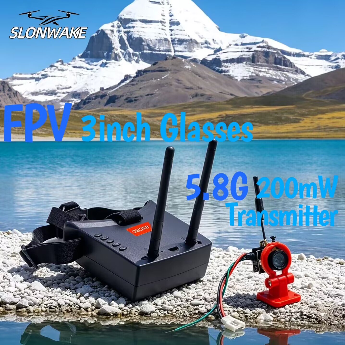 SLONWAKE 5.8G Kamera Transmisi - Drone Racing Vtx ulasan dan harga